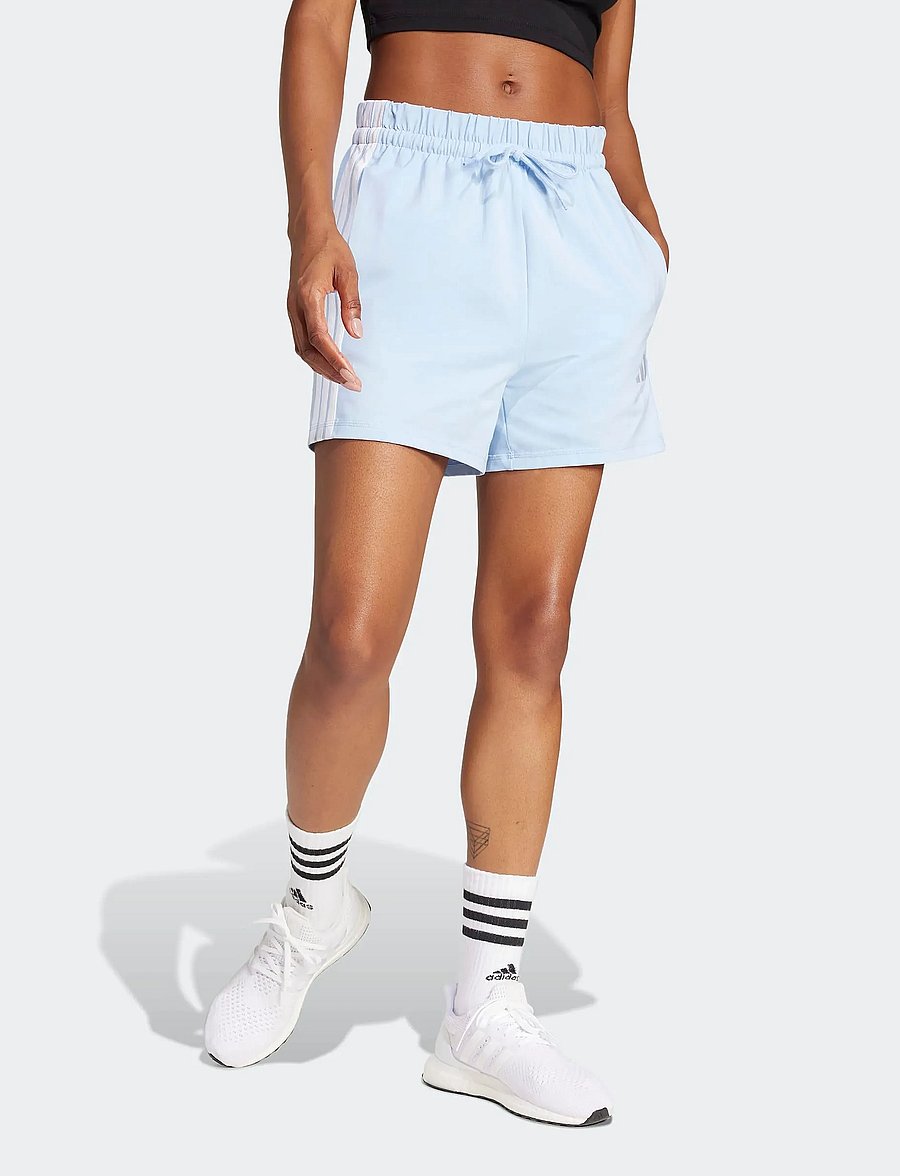 adidas Sportswear - W 3S SJ SHO - hosen - globlu/white - 0