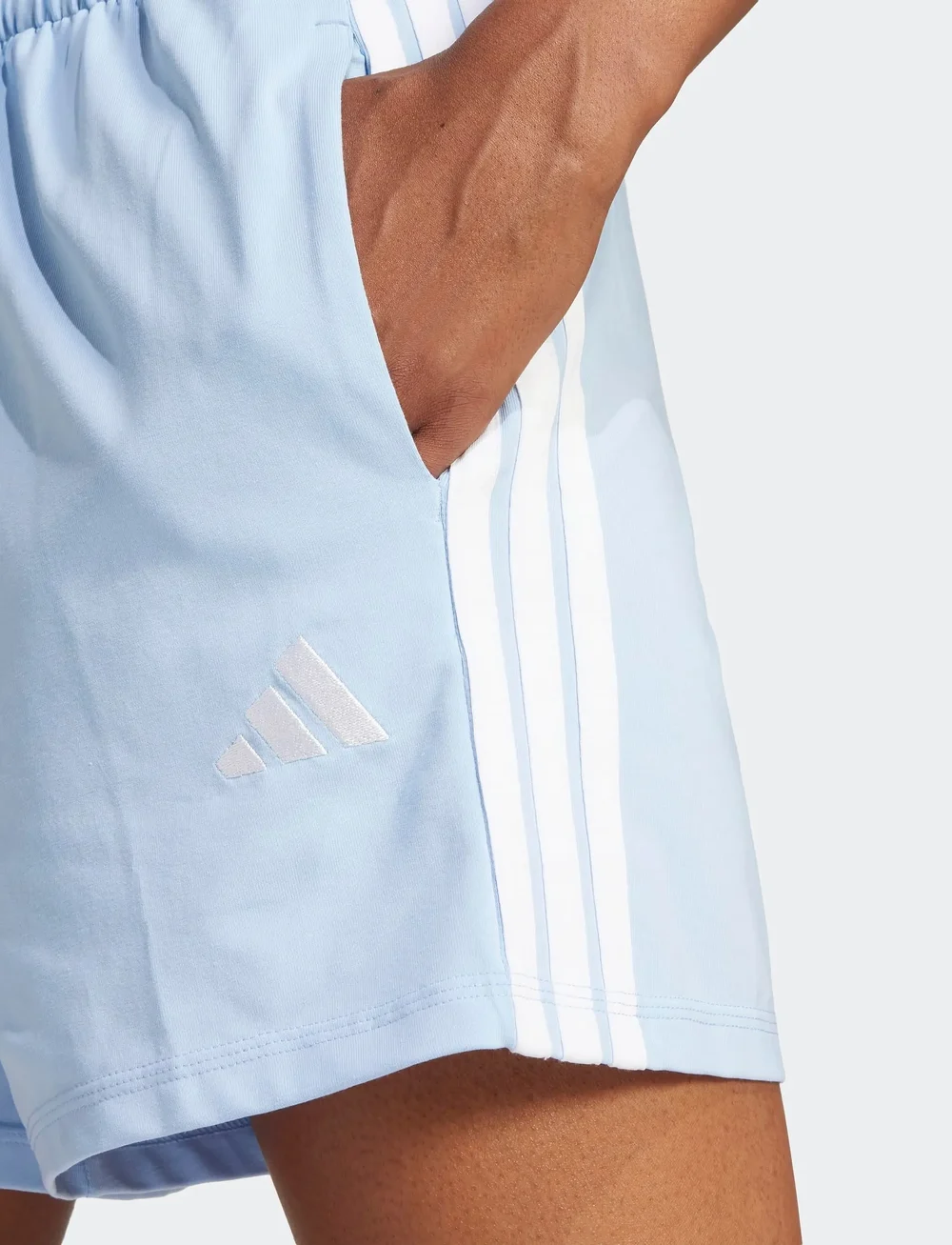 adidas Sportswear - W 3S SJ SHO - püksid - globlu/white - 5