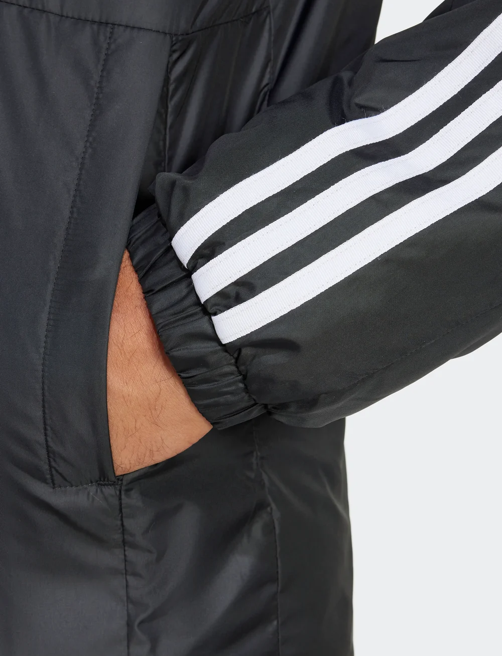 adidas Sportswear - ESS 3S INS HO J - sports jackets - black - 5