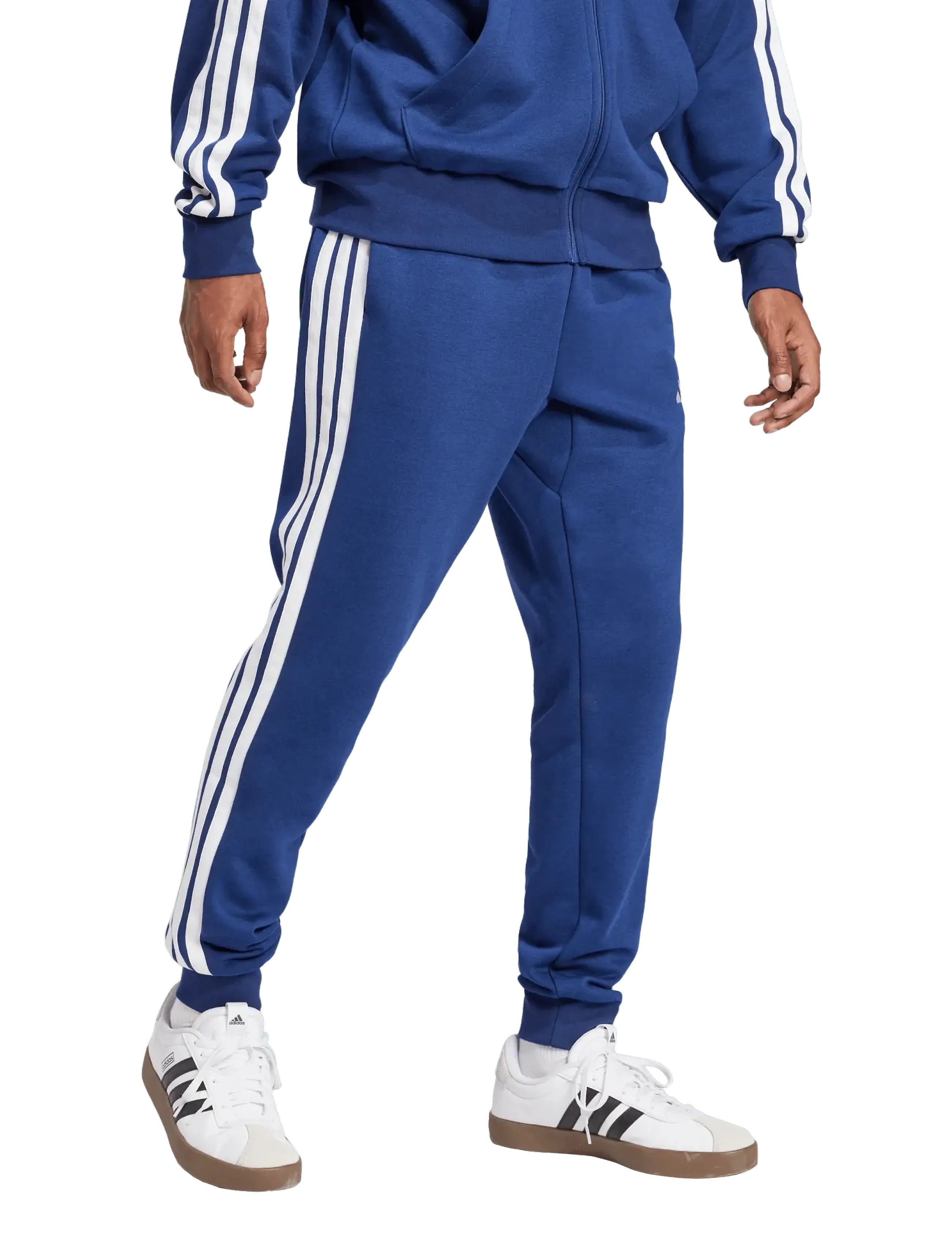 adidas Sportswear - M 3S FL TC PT - bukser - dkblue/white - 0