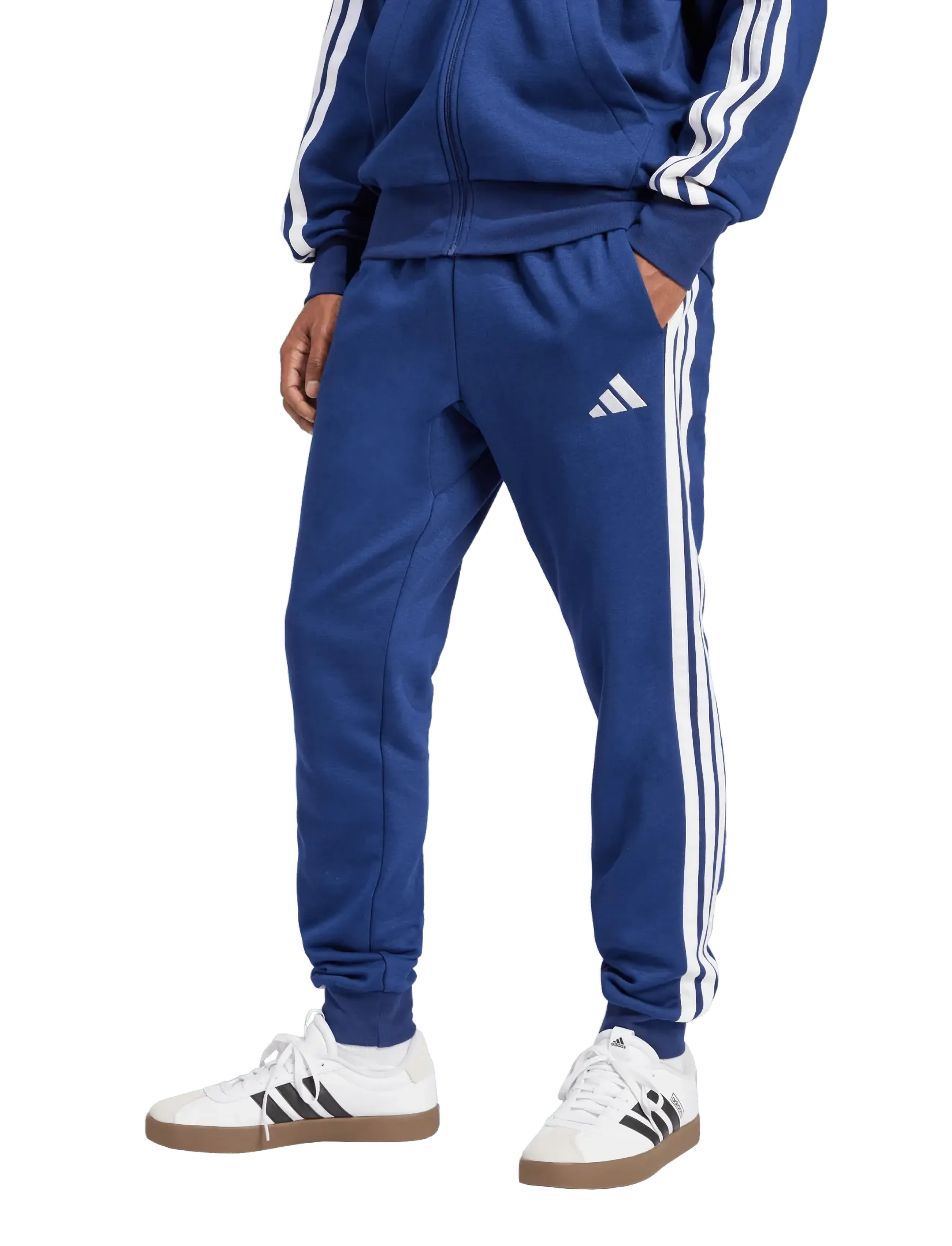 adidas Sportswear - M 3S FL TC PT - bukser - dkblue/white - 2