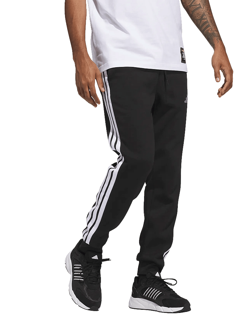 adidas Sportswear - M 3S FL TC PT - training pants - black/white - 0