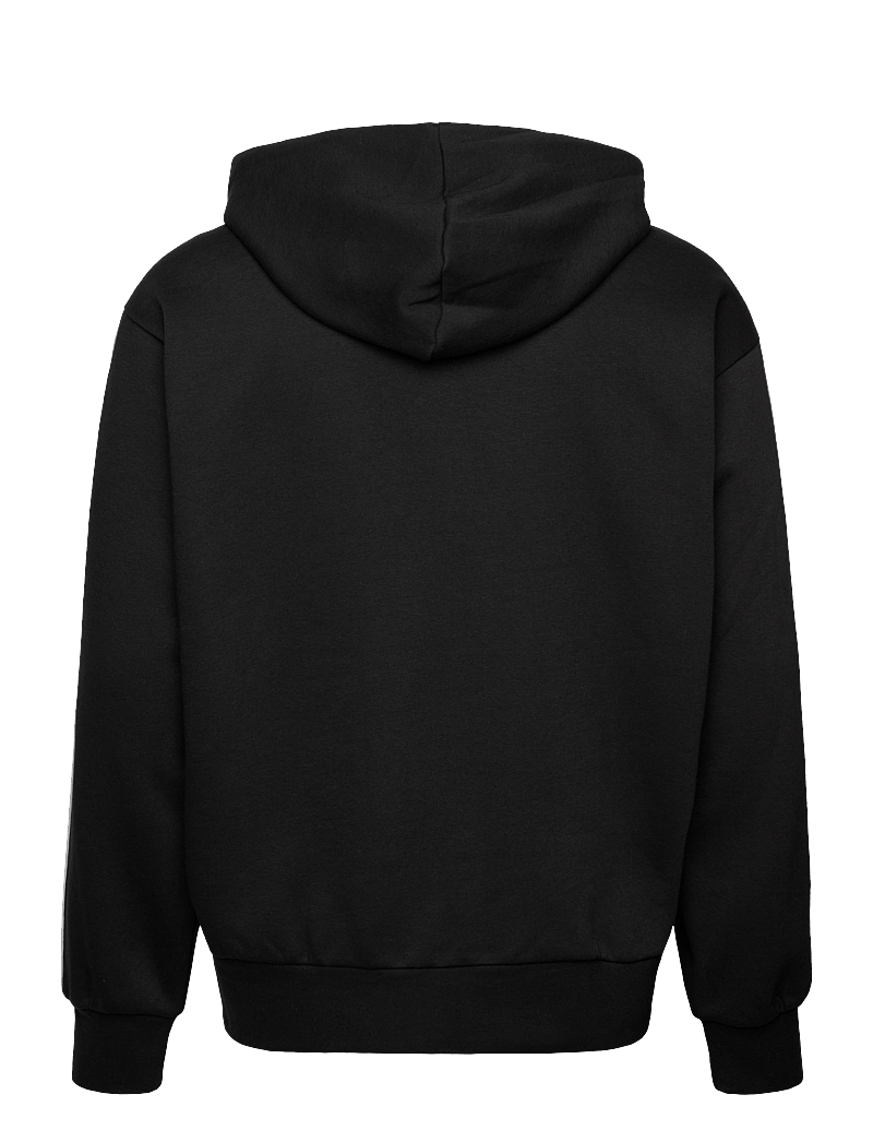 adidas Sportswear - M 3S FL FZ HD - hupparit - black/white - 2