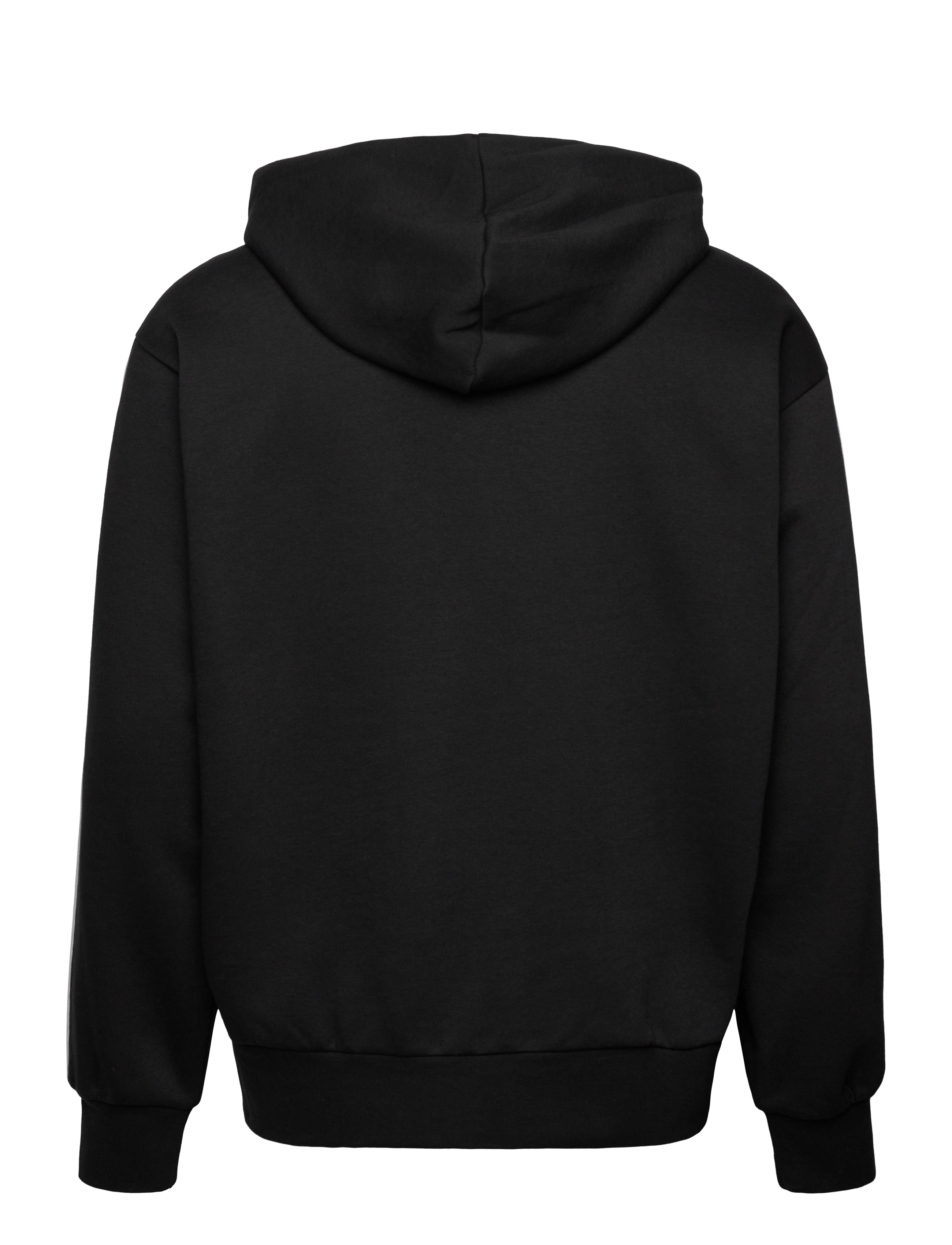 adidas Sportswear - M 3S FL FZ HD - oberteile - black/white - 2