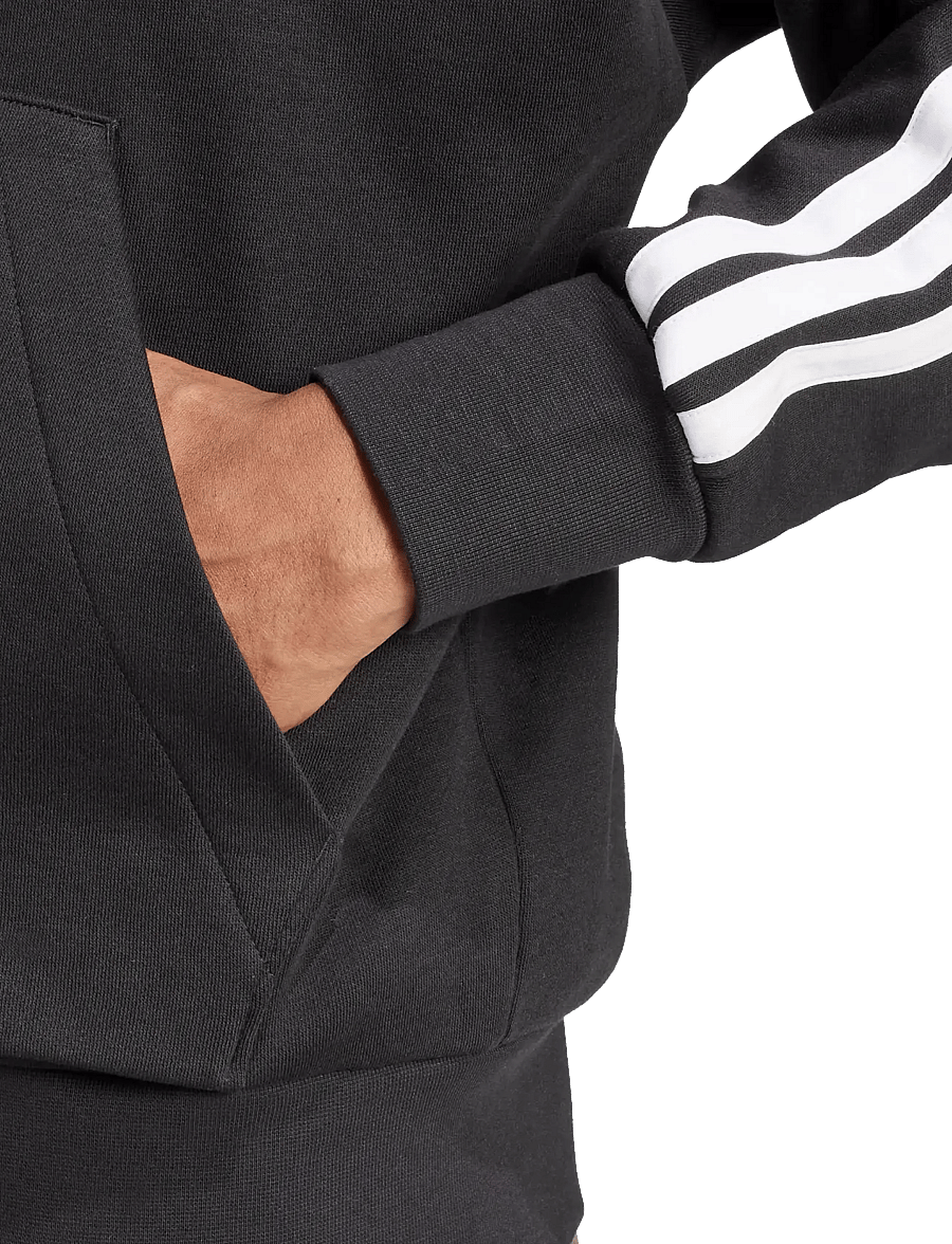 adidas Sportswear - M 3S FL FZ HD - oberteile - black/white - 5