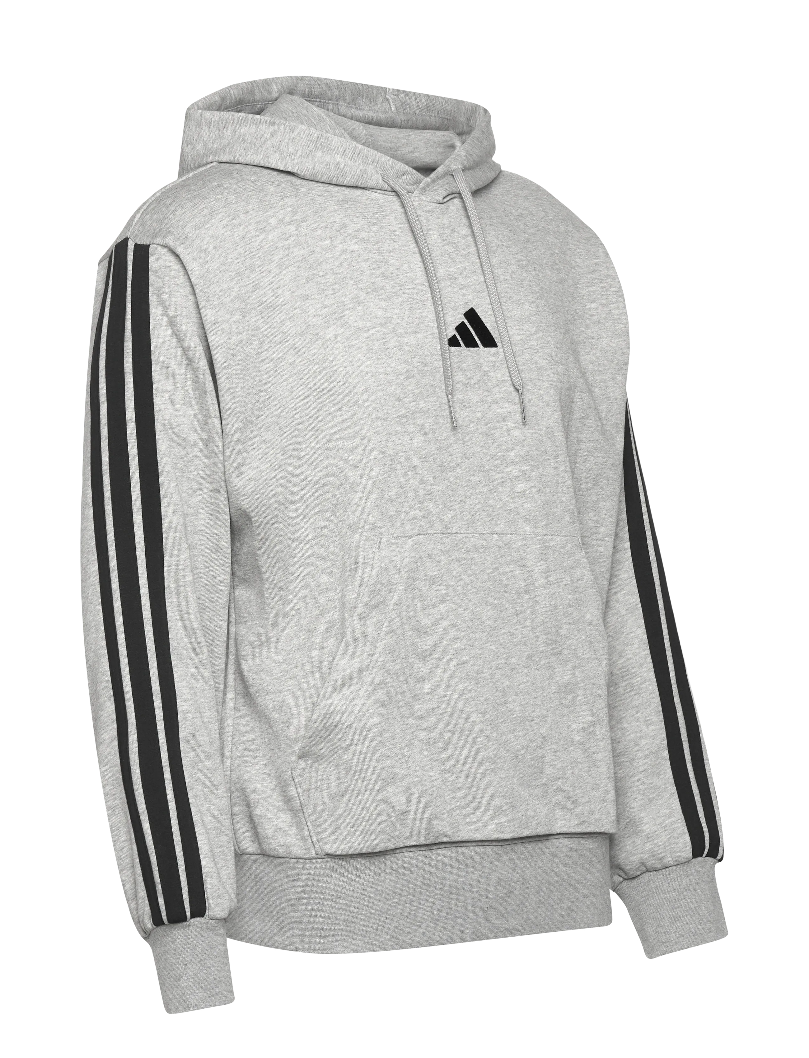 adidas Sportswear - M 3S FT HD - huvtröjor - mgreyh/black - 2
