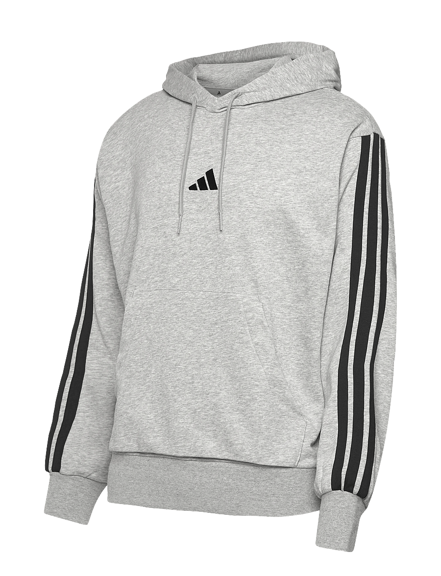 adidas Sportswear - M 3S FT HD - huvtröjor - mgreyh/black - 3