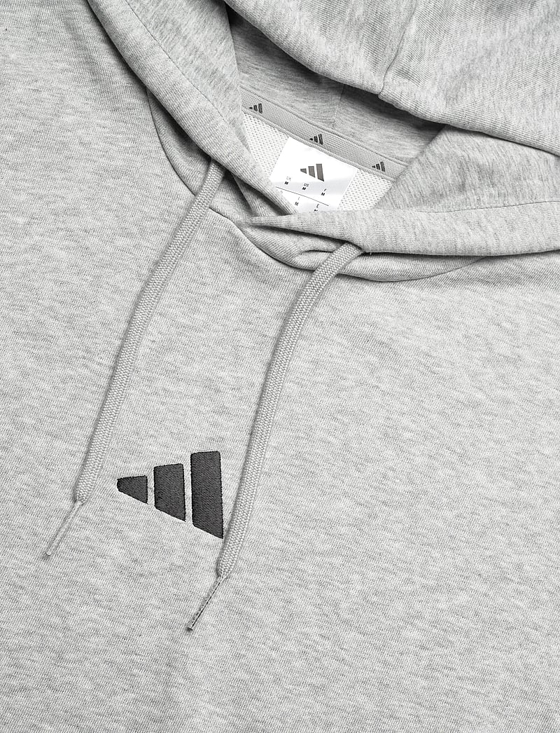 adidas Sportswear - M 3S FT HD - kapuutsiga dressipluusid - mgreyh/black - 4