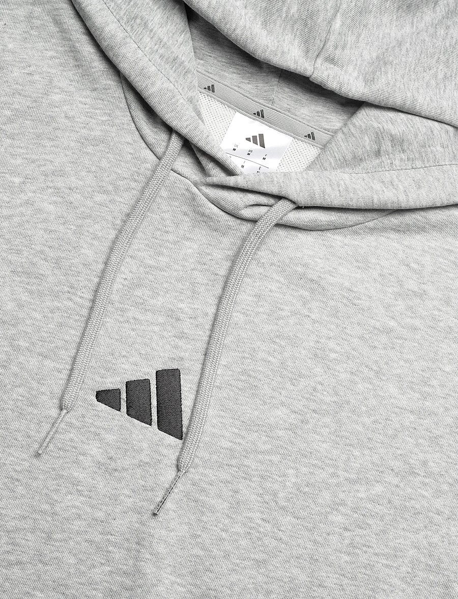 adidas Sportswear - M 3S FT HD - pulls a capuche - mgreyh/black - 4