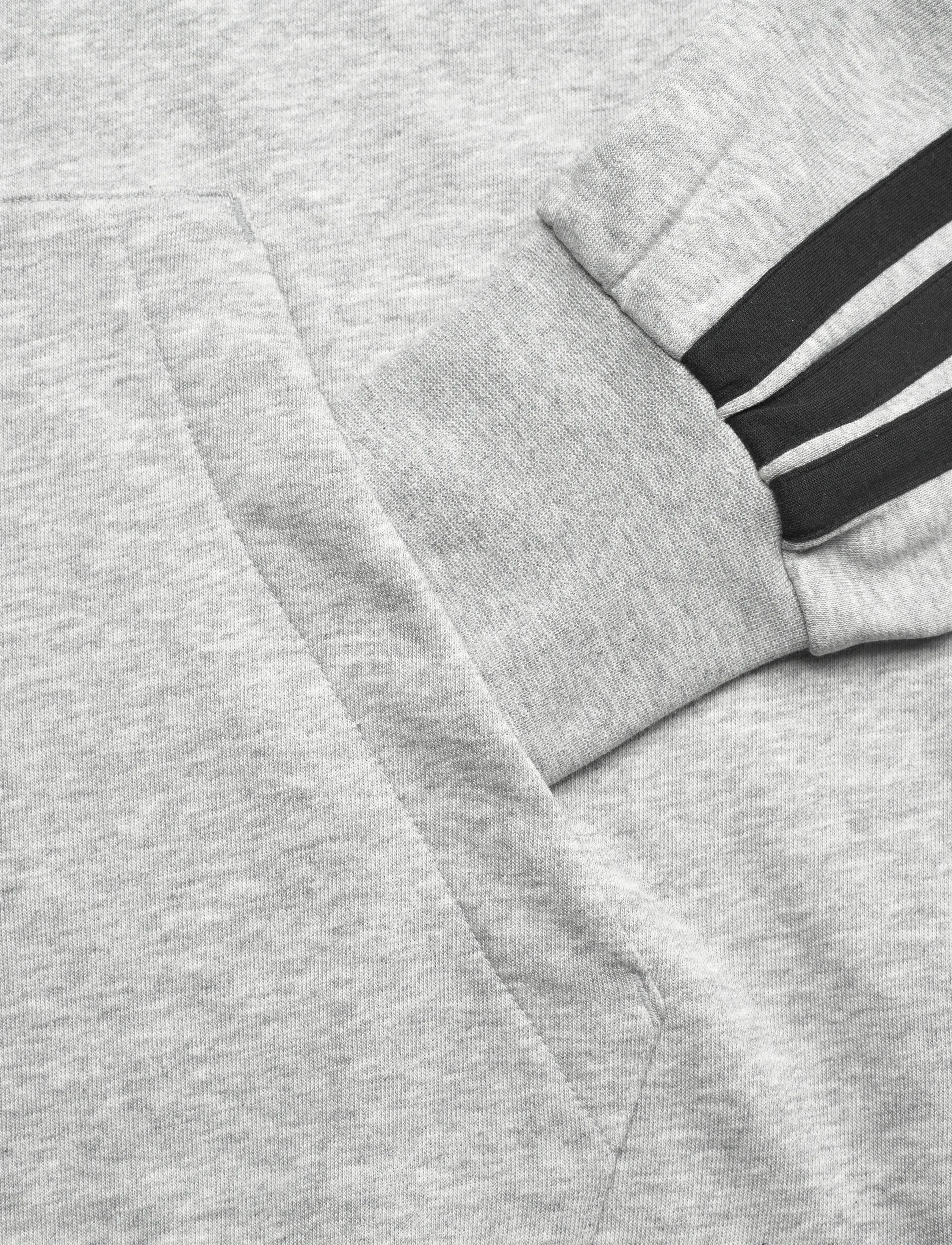 adidas Sportswear - M 3S FT HD - pulls a capuche - mgreyh/black - 5