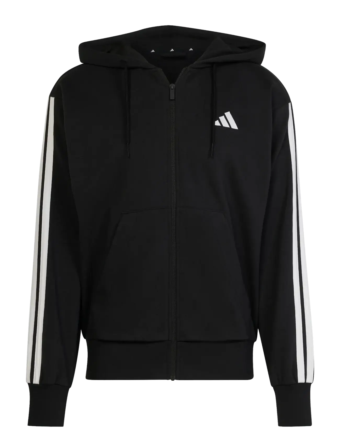 adidas Sportswear M 3S FT FZ HD - View all - BLACK/WHITE / black
