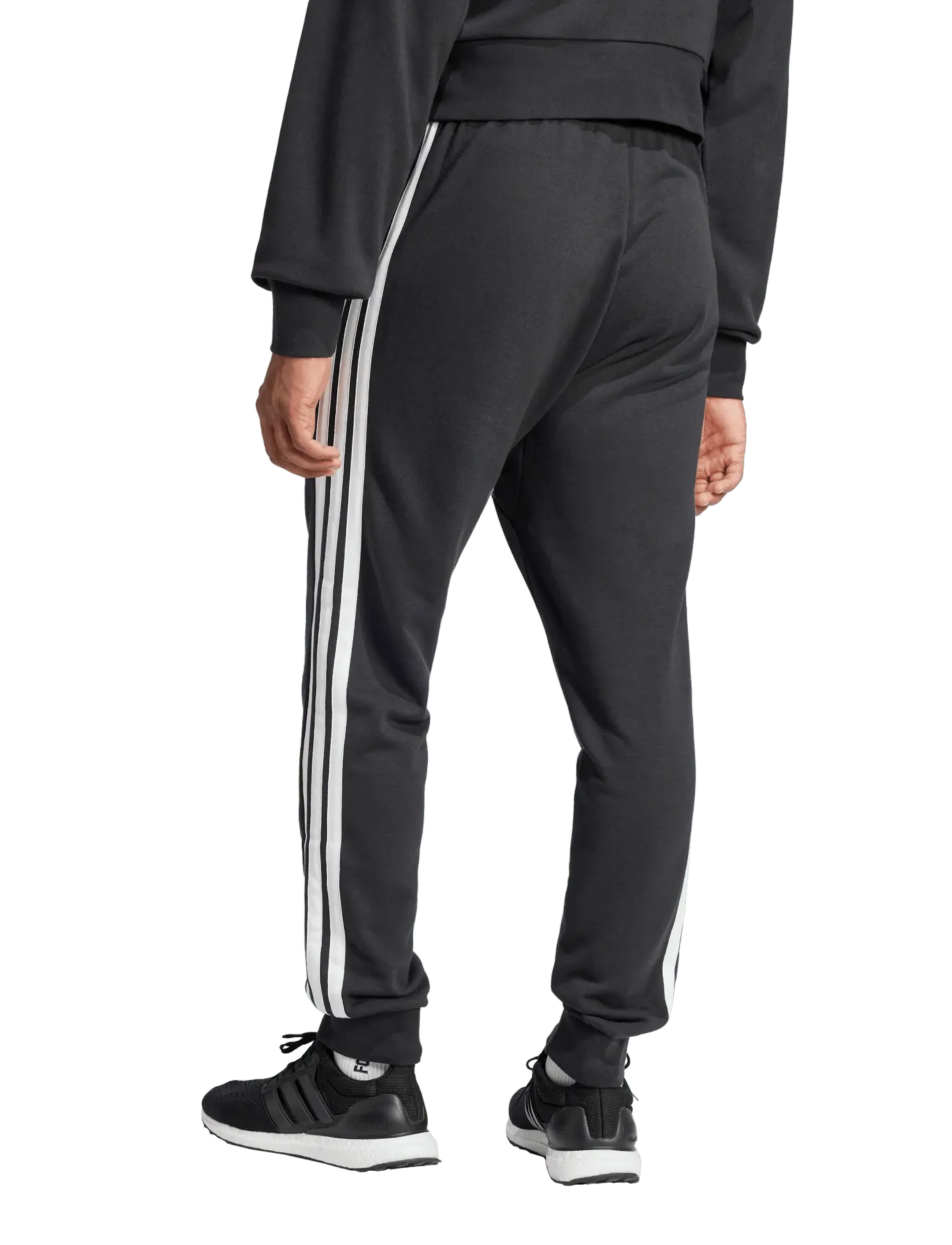 adidas Sportswear - M 3S FT TC PT - treninginės kelnės - black/white - 5