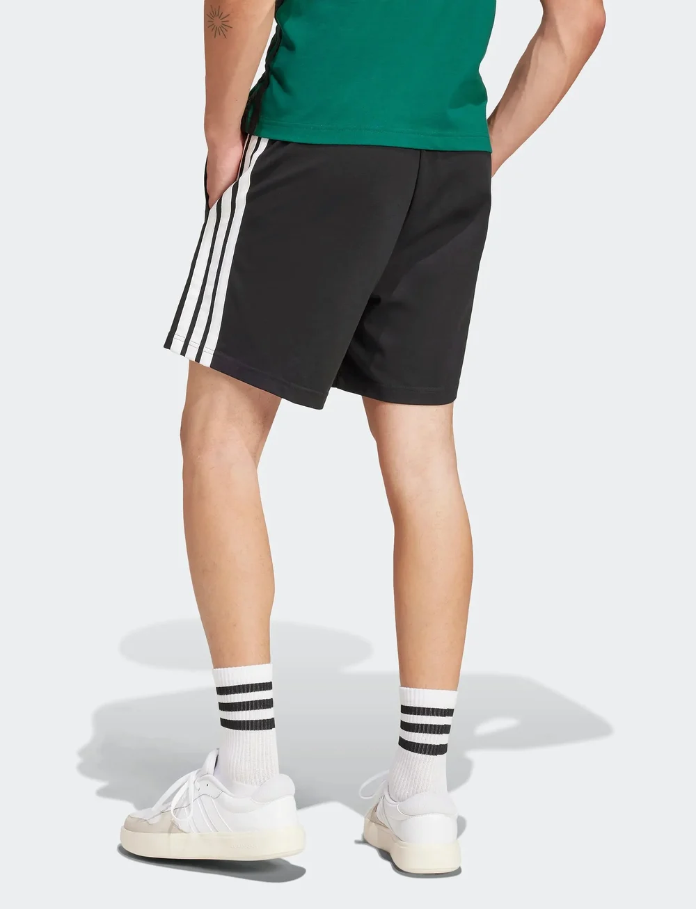 adidas Sportswear - M 3S SJ 7 SHO - freizeit shorts - black/white - 5