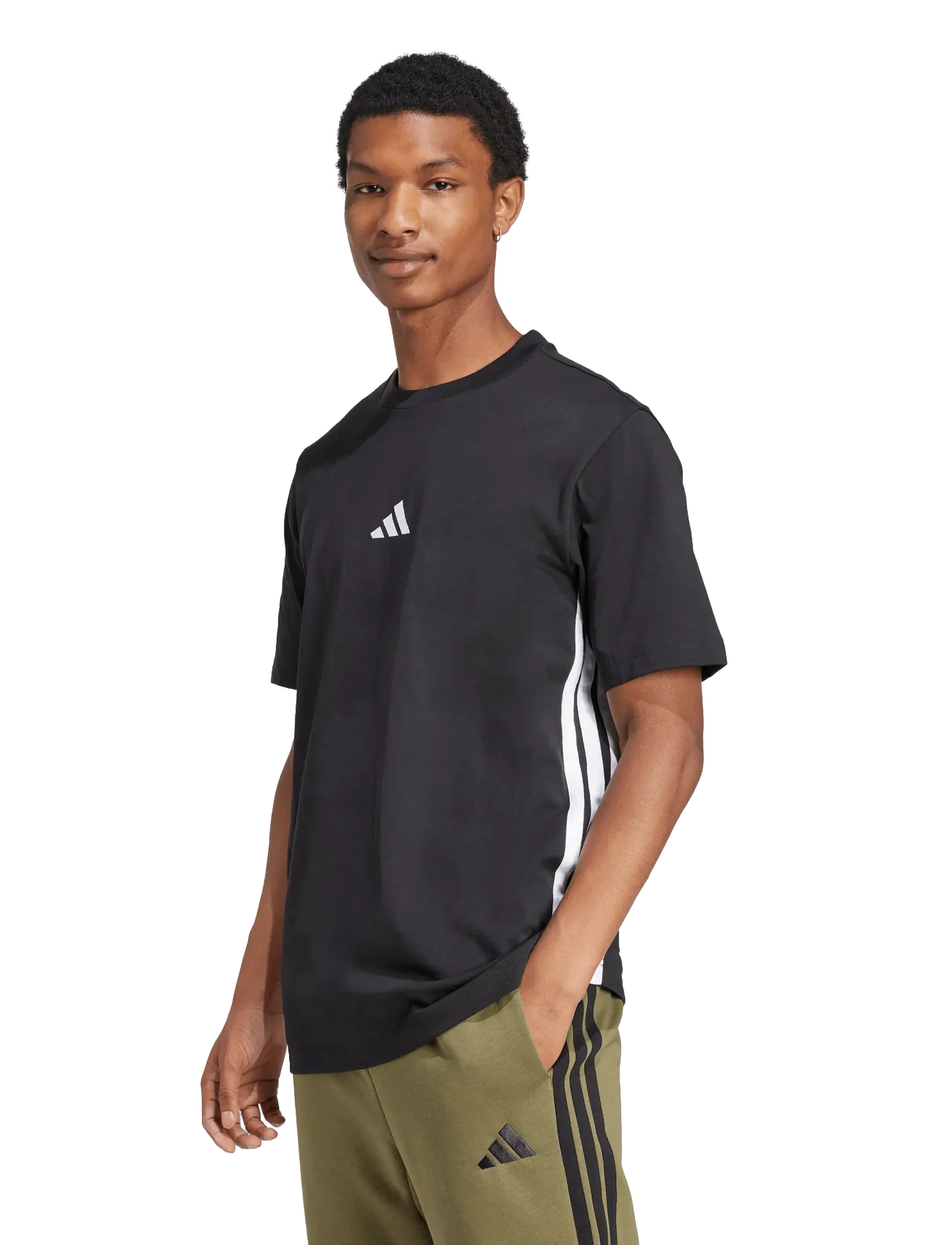 Essentials 3-Stripes Single Jersey T-shirt 3
