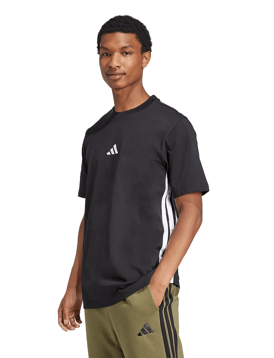 adidas Sportswear - M 3S SJ T - skjorter - black/white - 3