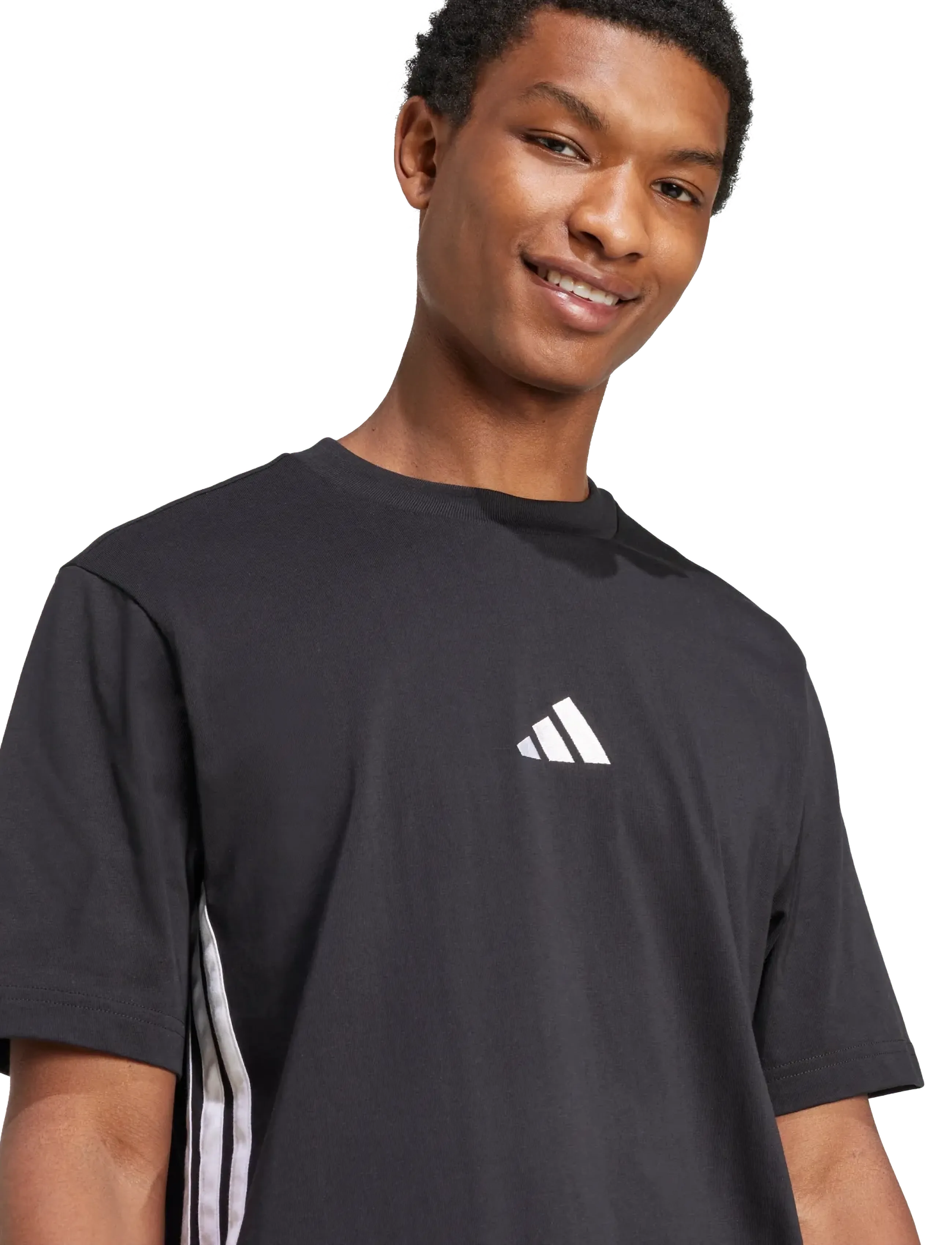 Essentials 3-Stripes Single Jersey T-shirt 4