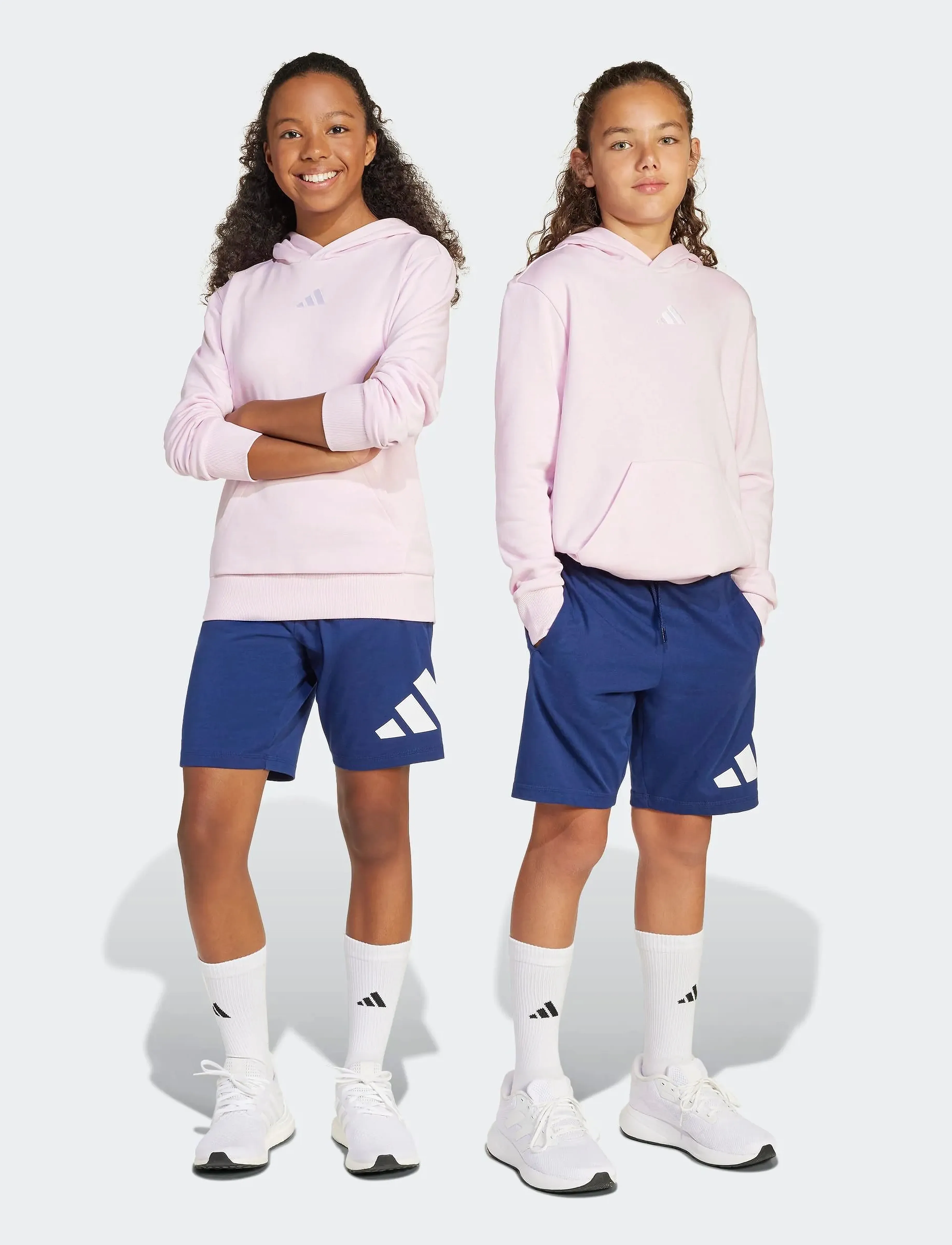 adidas Sportswear - J BL KN SH 210 - sweatshorts - dkblue/white - 4