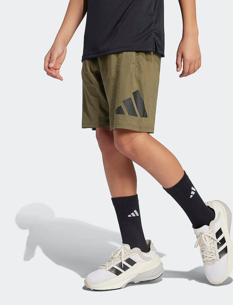 adidas Sportswear - J BL KN SH 210 - mjukisshorts - olistr/black - 0