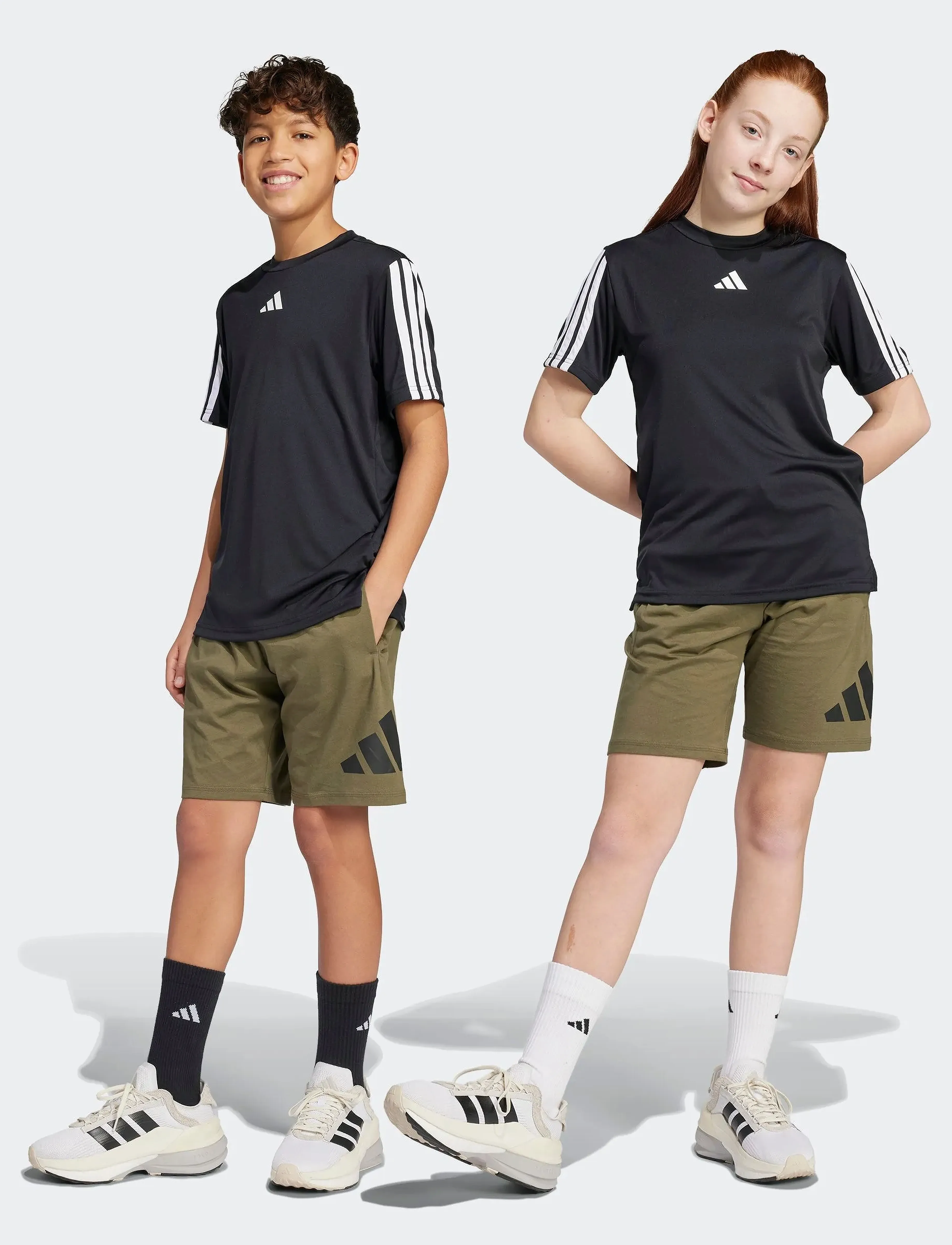 adidas Sportswear - J BL KN SH 210 - sweatshorts - olistr/black - 5