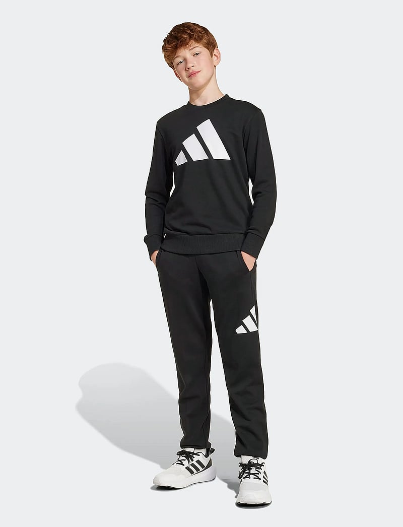 adidas Sportswear - J BL FT JOG 240 - treniņtērpi un divdaļīgi komplekti - black/white - 0