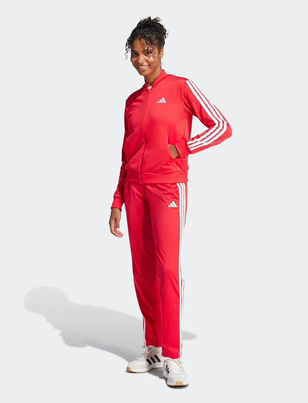 adidas Sportswear - W ESS 3S TS - spordidressid - purrub/white - 0