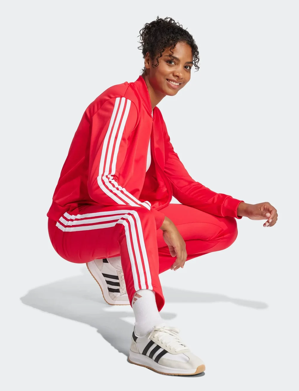 adidas Sportswear - W ESS 3S TS - spordidressid - purrub/white - 4