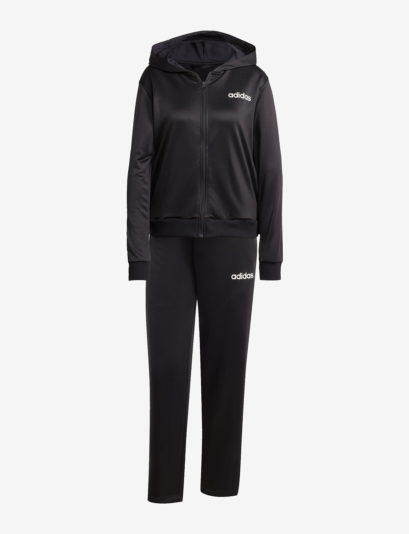 adidas Sportswear - W LINEAR TS - træningsdragter - black - 1