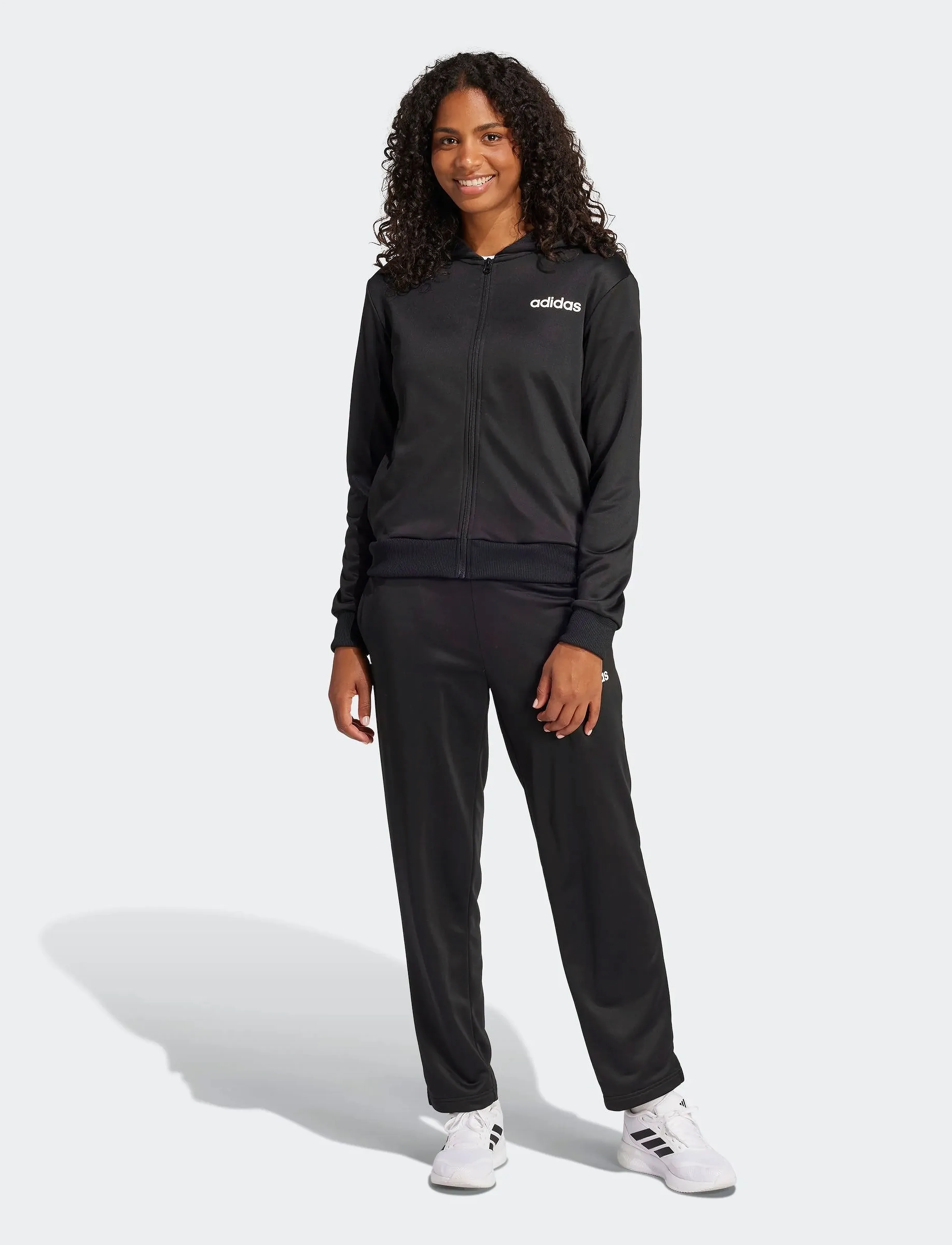 adidas Sportswear W Linear Ts, XL, Black, Sport Sweatshirts & Hoodies > Sport Tracksuits-sets, Dame