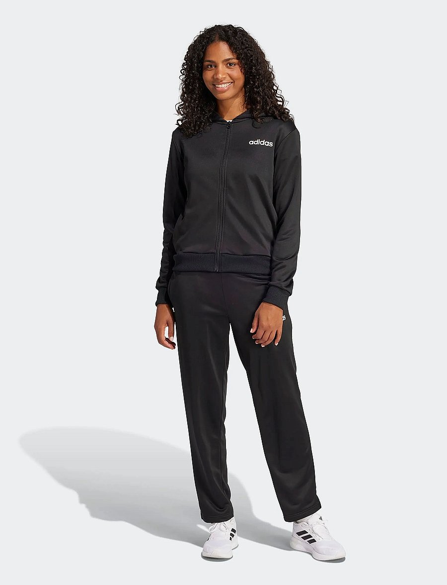 adidas Sportswear - W LINEAR TS - drakter - black - 0