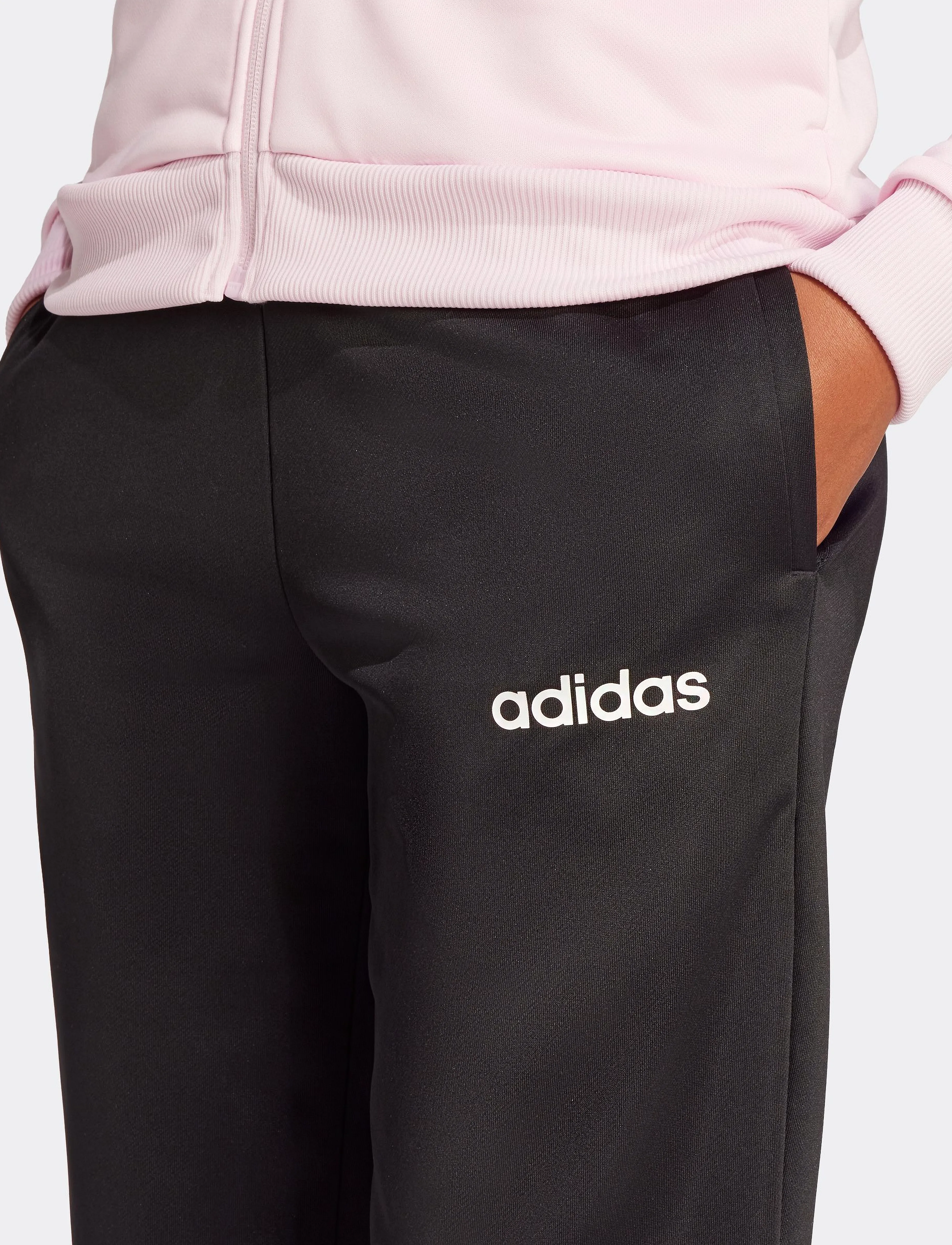adidas Sportswear - W LINEAR TS - træningsdragter - clpink - 4