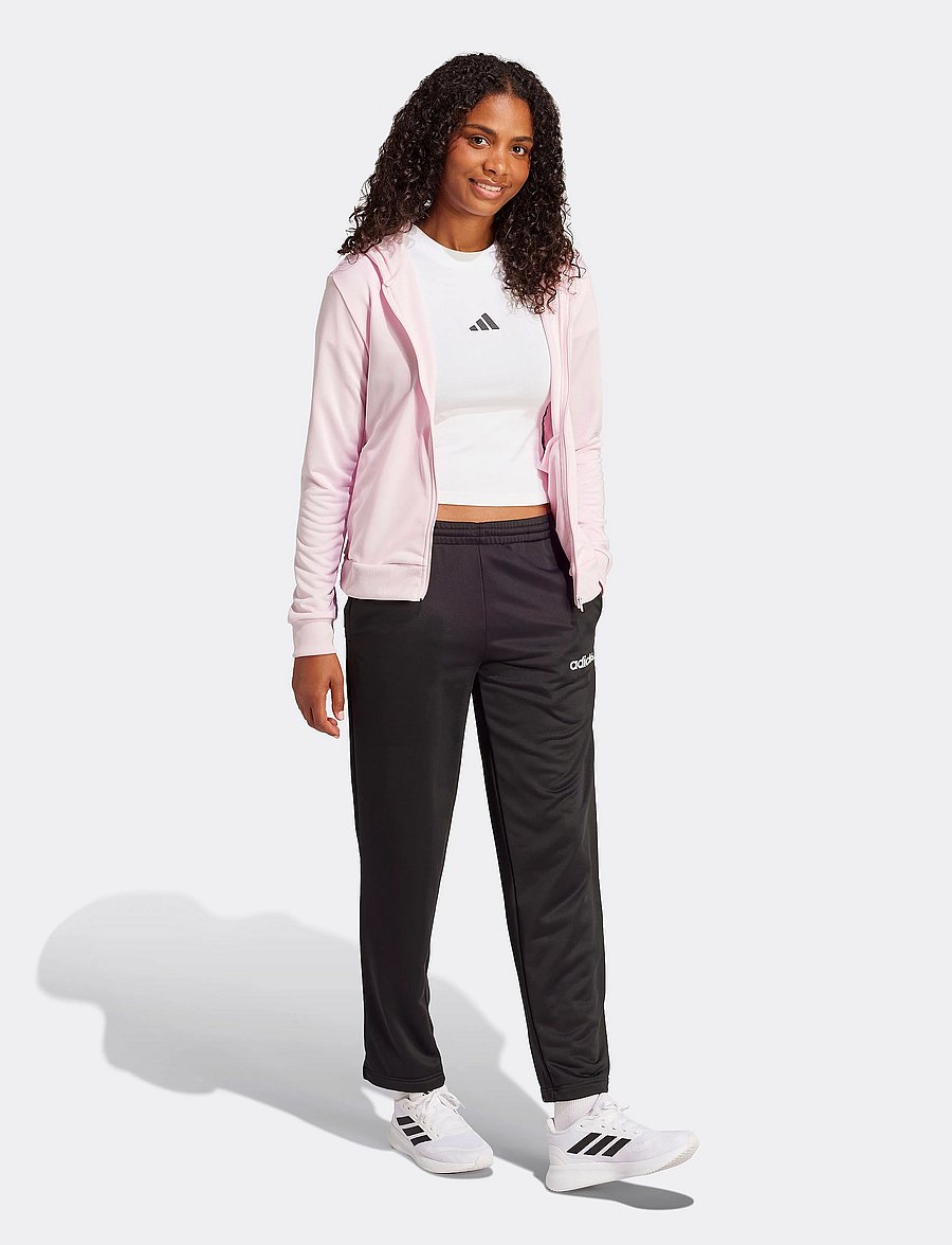 adidas Sportswear - W LINEAR TS - træningsdragter - clpink - 5