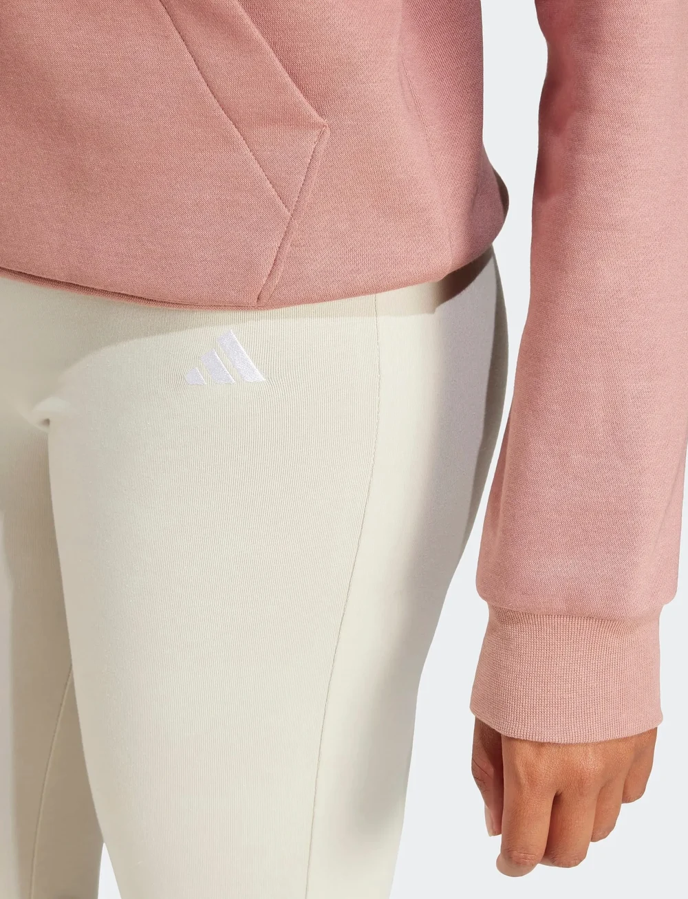 adidas Sportswear - W SL SJ FLARLEG - tights - wonalu/white - 3