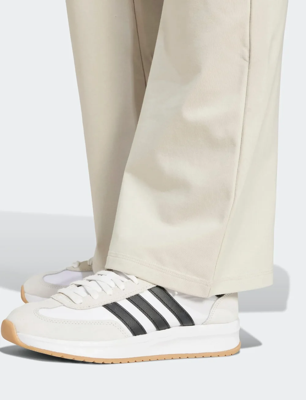 adidas Sportswear - W SL SJ FLARLEG - tights - wonalu/white - 5