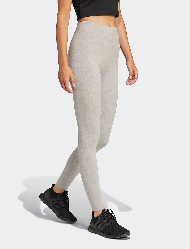 adidas Sportswear - W LIN SJ LEG - tights - mgreyh/black - 3