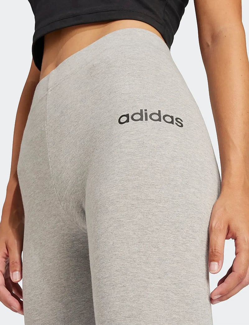 adidas Sportswear - W LIN SJ LEG - tights - mgreyh/black - 5