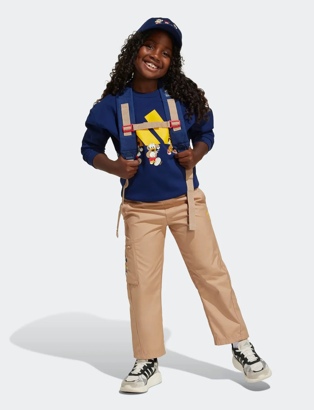 adidas Sportswear - LK DY MM SWT - sweatshirts - dkblue/creyel - 0