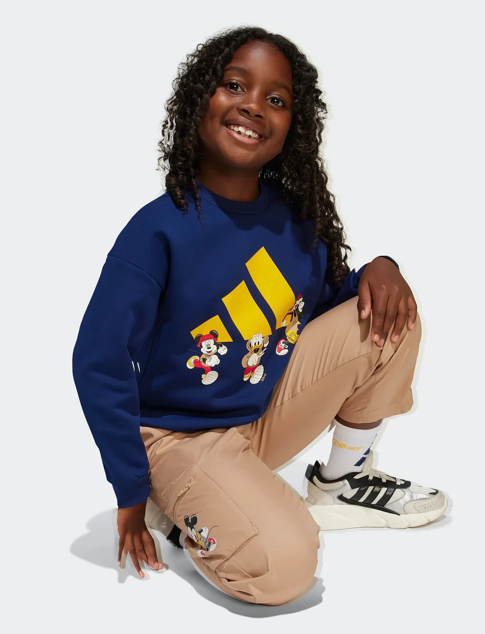 adidas Sportswear - LK DY MM SWT - sweatshirts - dkblue/creyel - 5