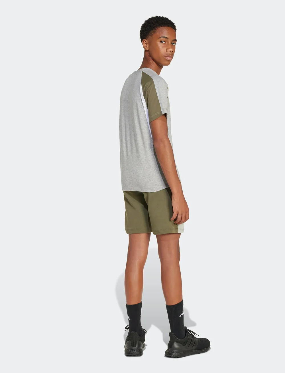 adidas Sportswear - J CB SHORT - dresowe szorty - olistr/wonsil/white - 3