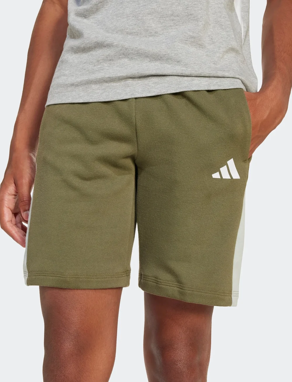 adidas Sportswear - J CB SHORT - dresowe szorty - olistr/wonsil/white - 5