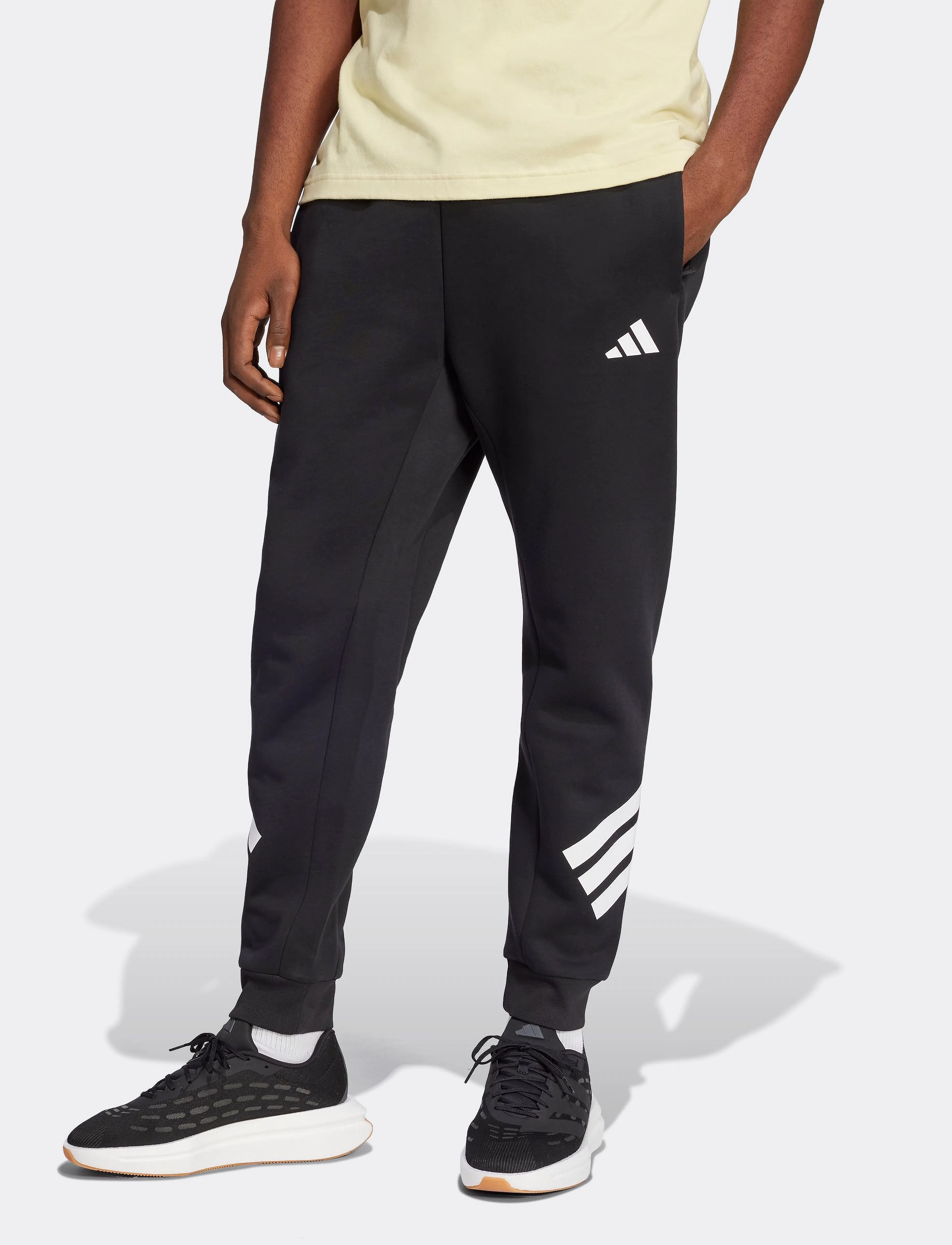 adidas Sportswear - M FI 3S PT - verryttelyhousut - black - 5