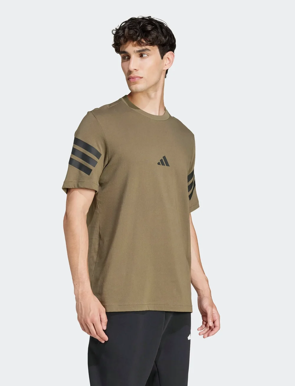 adidas Sportswear - M FI 3S REG T - t-shirts - olistr - 0