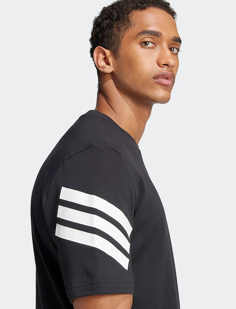 adidas Sportswear - M FI 3S REG T - t-särgid - black - 3