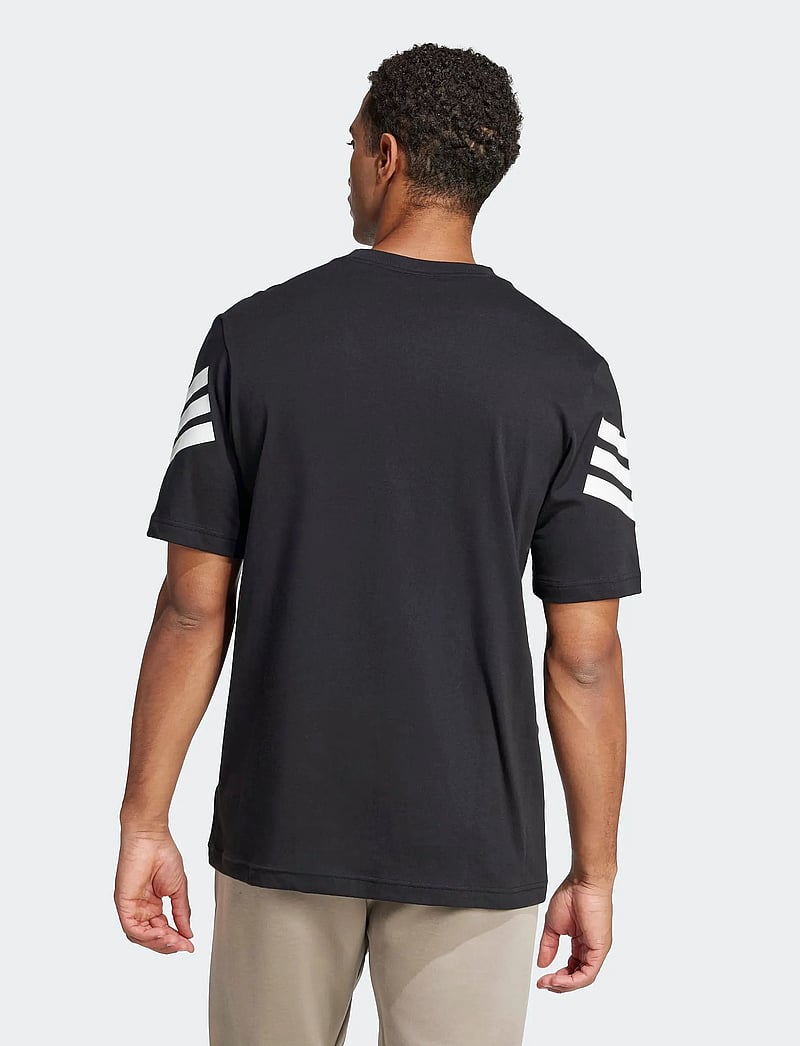 adidas Sportswear - M FI 3S REG T - t-särgid - black - 4