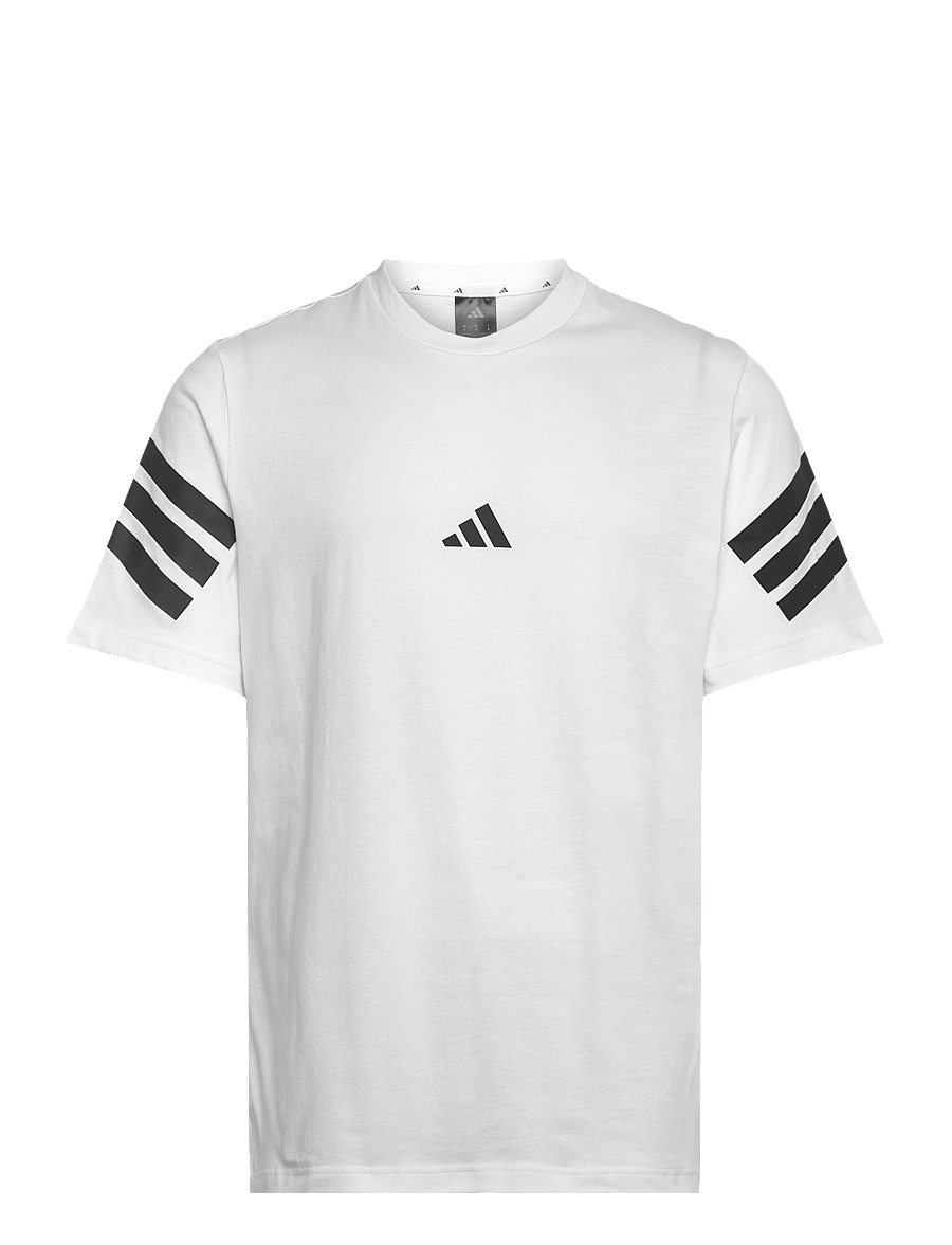 adidas Sportswear - M FI 3S REG T - t-shirts - white - 1