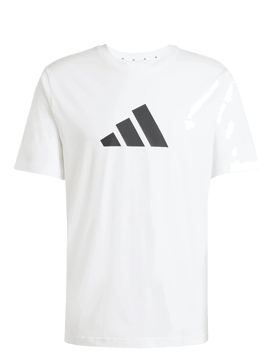 adidas Sportswear - M FI 3BAR TEE - t-shirts - white - 1