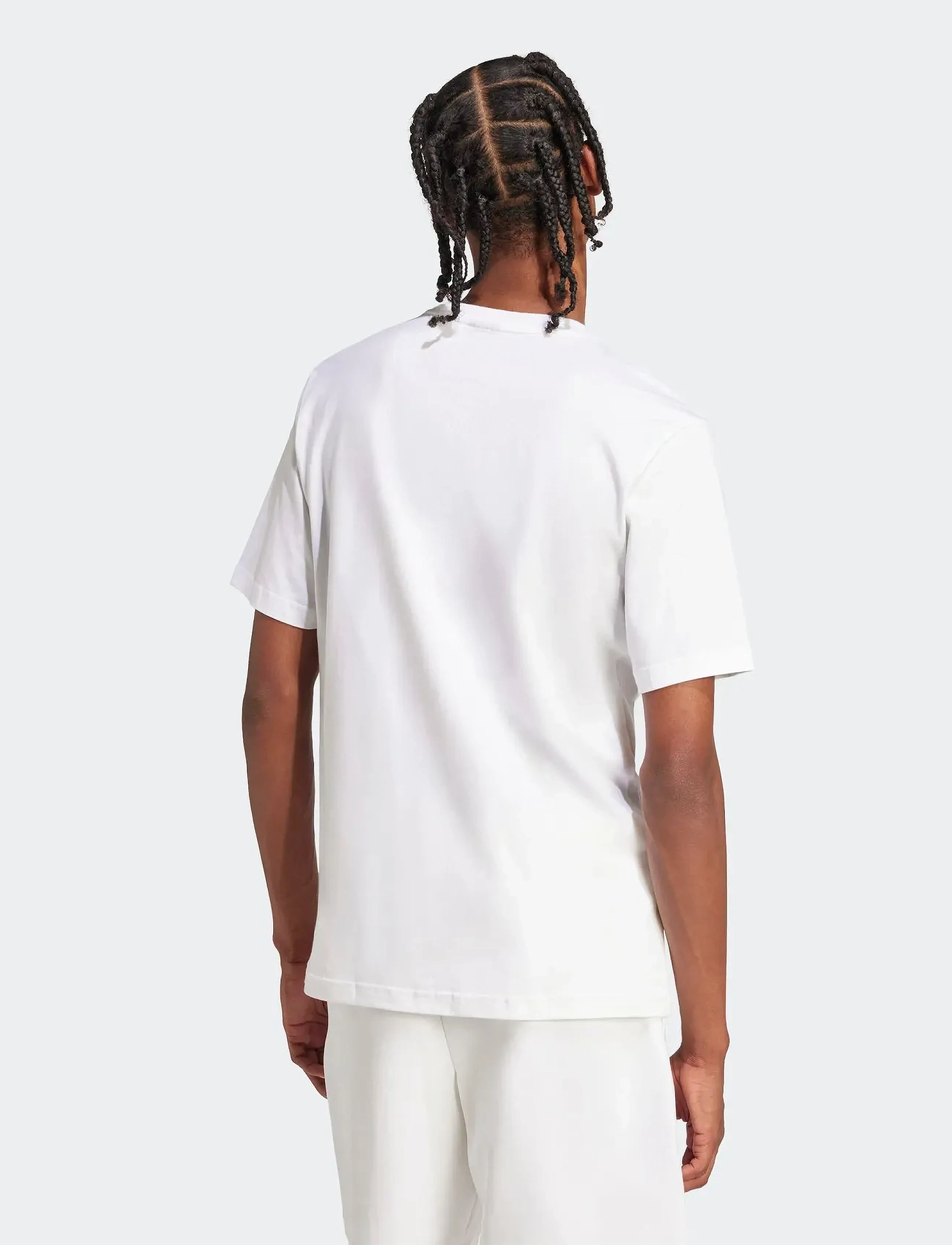adidas Sportswear - M FI 3BAR TEE - t-shirts - white - 5