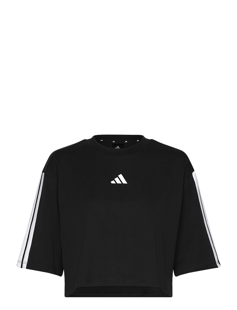 adidas Sportswear - W 3S SJ TLR T - t-shirts - black/white - 1