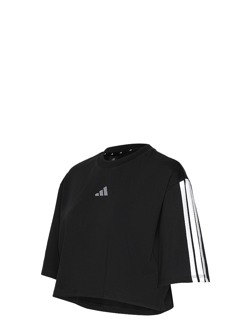 adidas Sportswear - W 3S SJ TLR T - t-shirts - black/white - 3