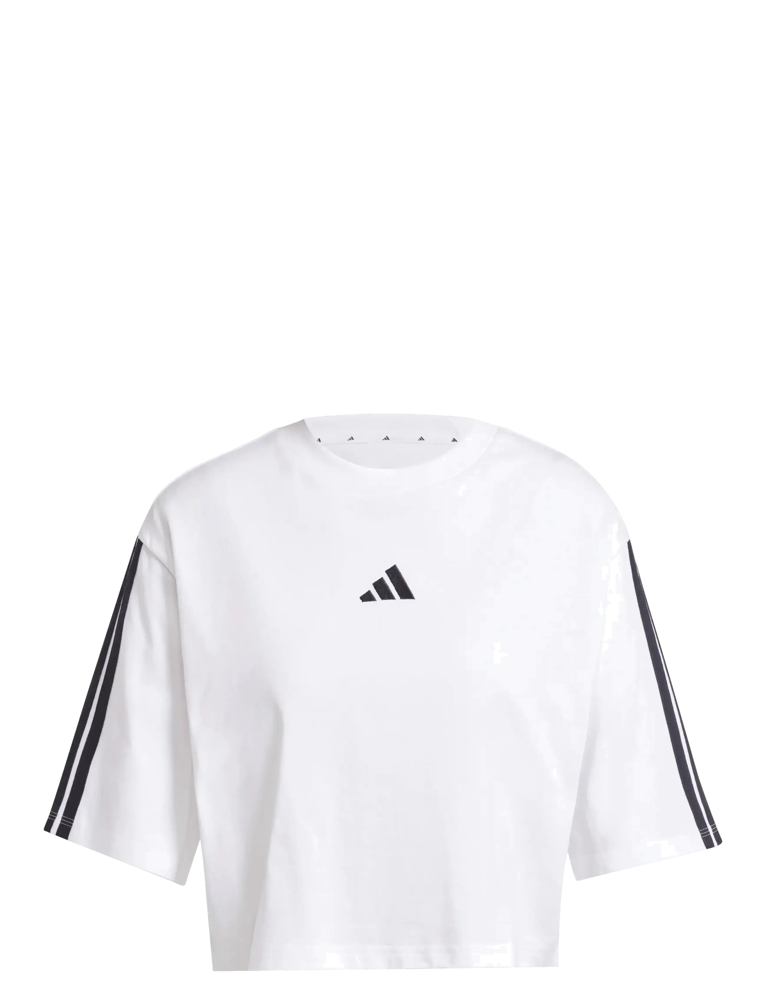 adidas Sportswear W 3S SJ TLR T - Kleidung - WHITE/BLACK / white