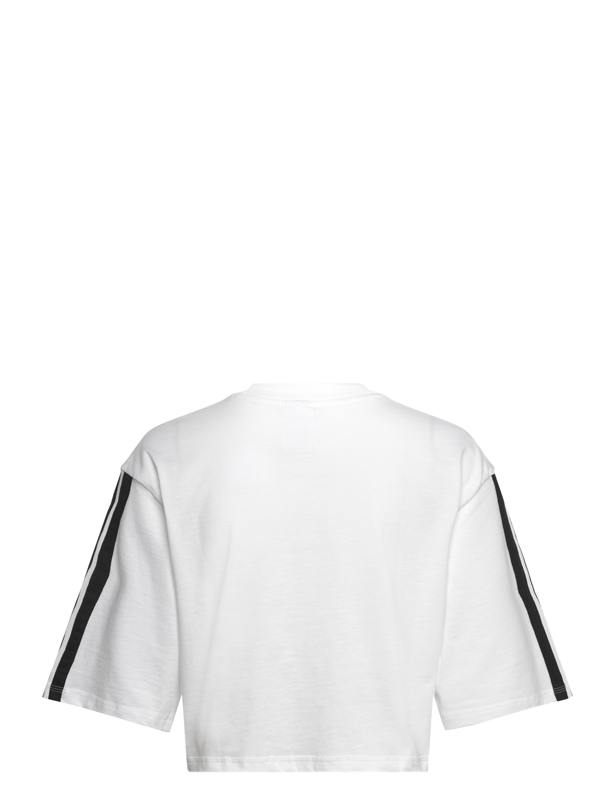 adidas Sportswear - W 3S SJ TLR T - crop-tops - white/black - 2